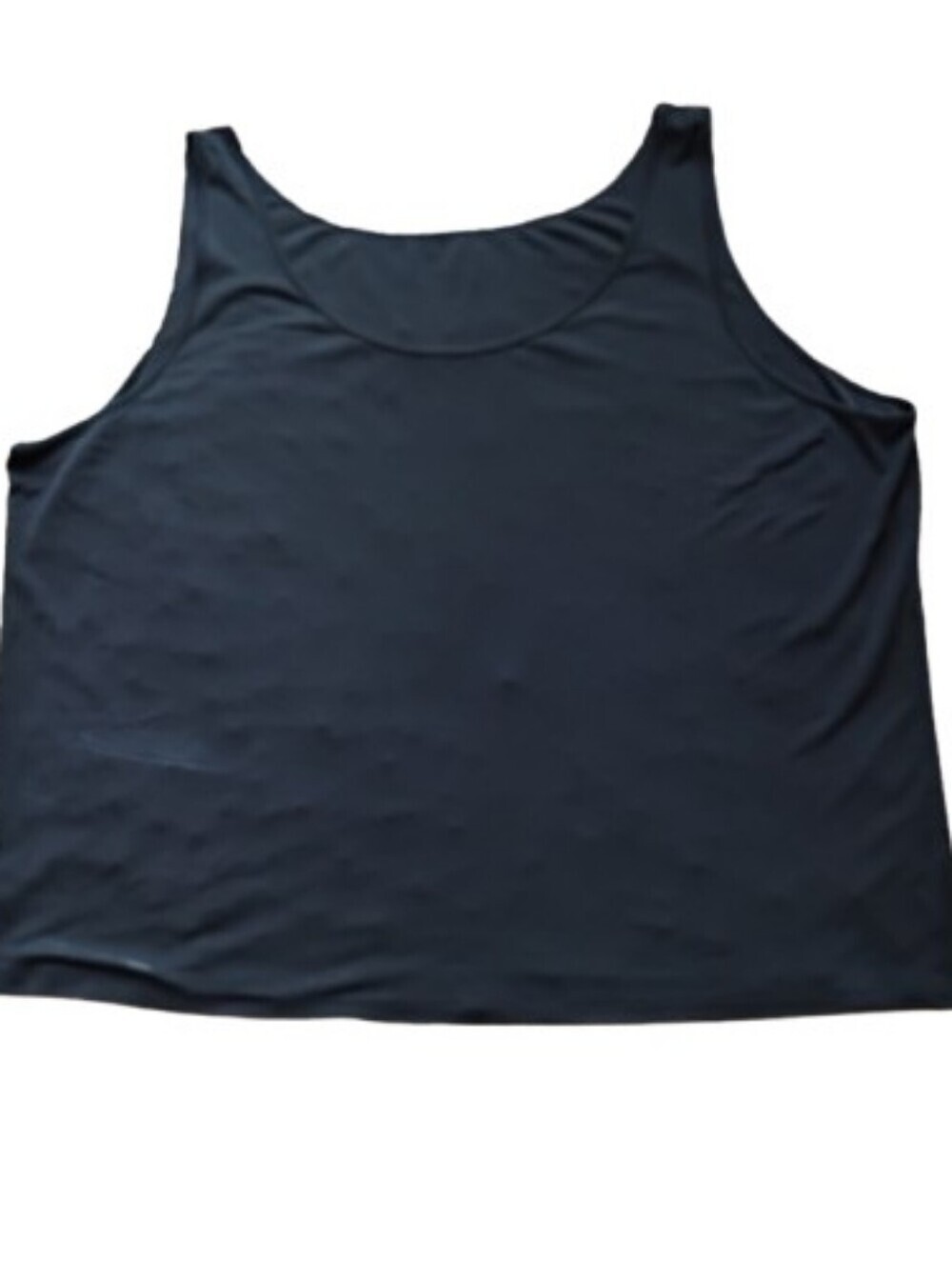 NWOT Eileen Fisher Stretch Silk Jersey Tank Top XL Black